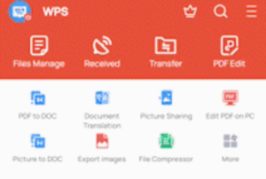 WPS PDF 转 Word